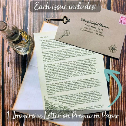 Mysterious Travels Mail Club